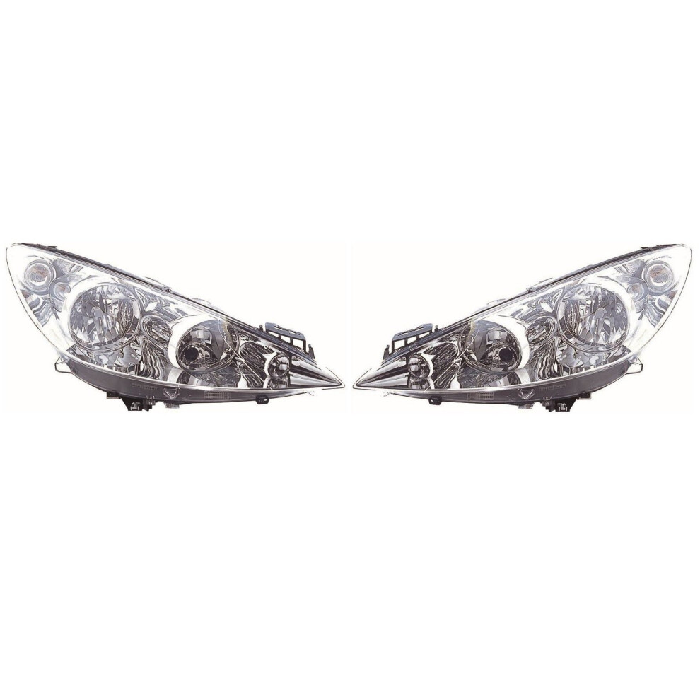 Peugeot Rcz Coupe 2010-3/2013 Halogen Headlights Headlamps 1 Pair O/S & N/S 5057795032803