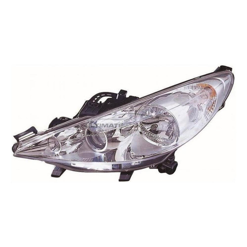 Peugeot 207 Hatchback 2006-5/2010 Projector Headlight Lamp Passenger Side N/S 5057795032735