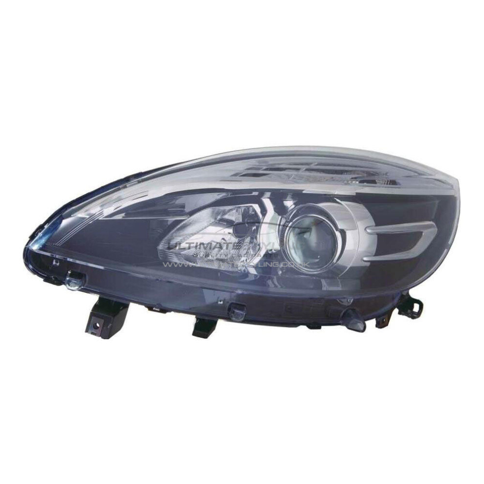 Renault Grand Scenic Mk3 1/2012-> Inner Headlight Headlamp Passenger Side Black 5057795037853