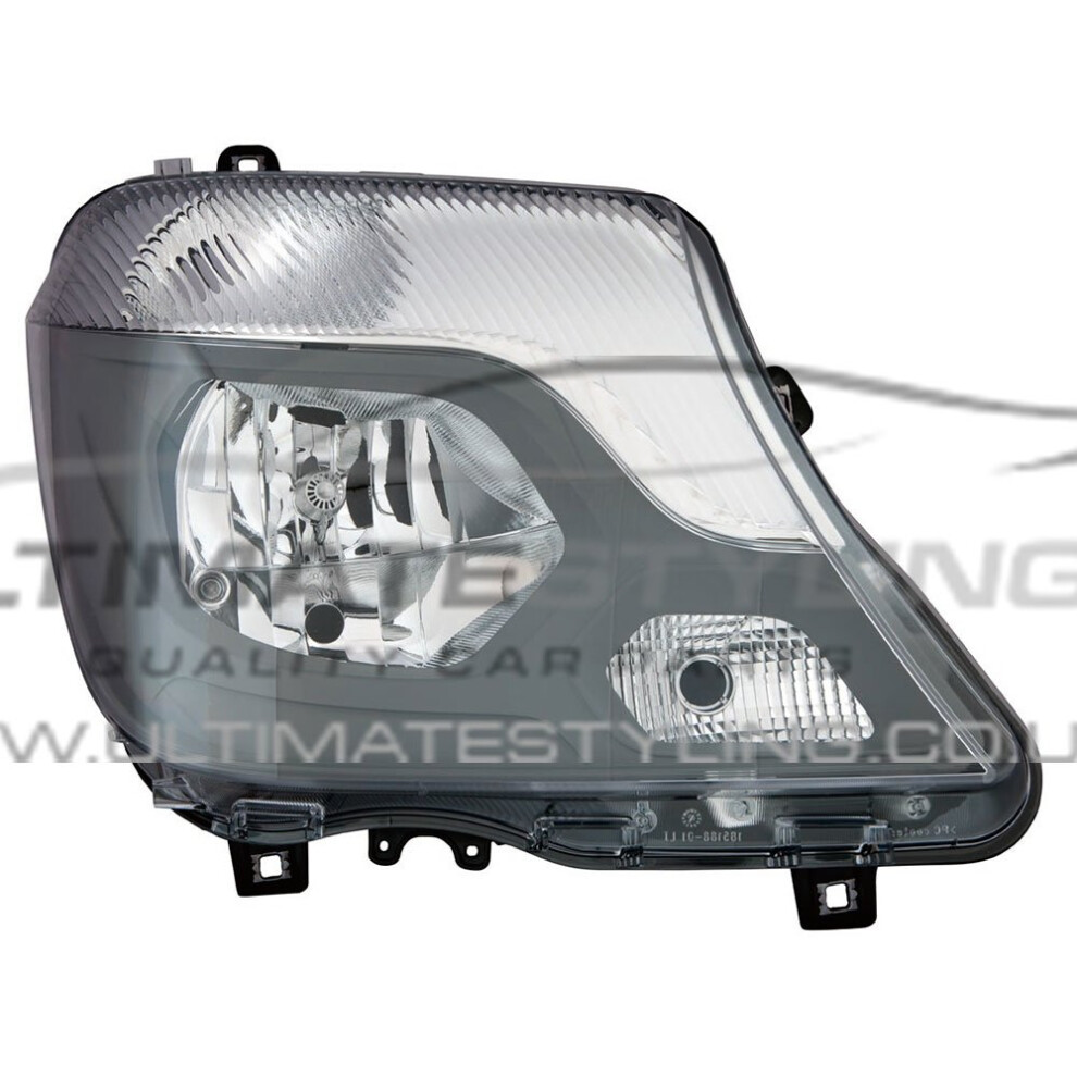 Mercedes Sprinter Mk2 Van 8/2013-> Inner Headlight Headlamp Drivers Side Black 5057795042895