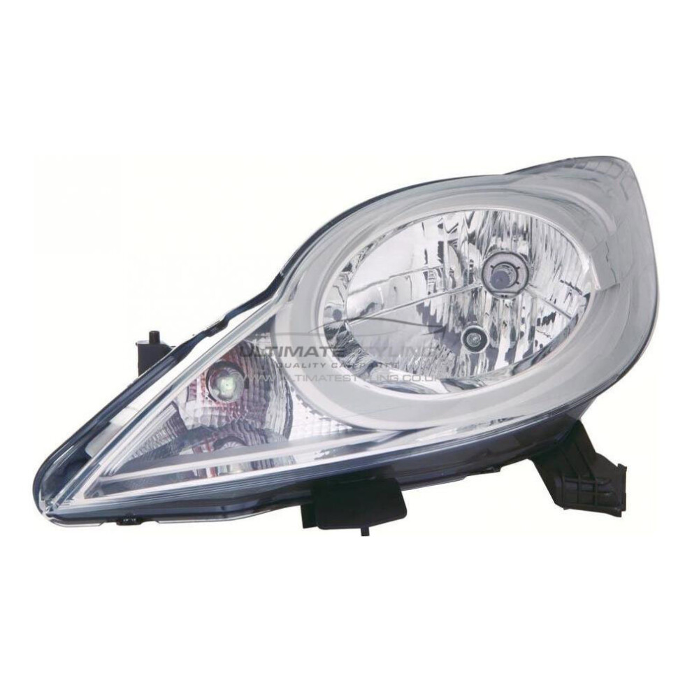 Peugeot 107 Hatchback 3/2012-2014 Halogen Headlight Headlamp Passenger Side N/S 5057795033008
