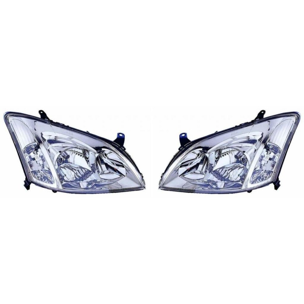 Toyota Corolla Mk5 Estate 2002-2004 Headlights Headlamps 1 Pair O/S & N/S 5057795022903