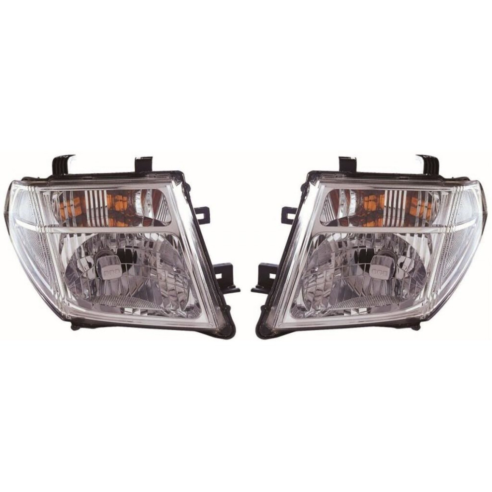 For Nissan Navara D40 Pickup 5/2005-6/2008 Headlights Headlamps 1 Pair O/S & N/S