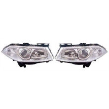 Renault Megane Mk2 Saloon 2006-4/2009 Headlights Headlamps 1 Pair O/S & N/S