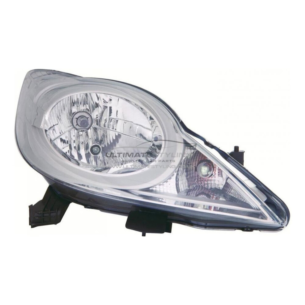 Peugeot 107 Hatchback 3/2012-2014 Halogen Headlight Headlamp Drivers Side O/S 5057795032995