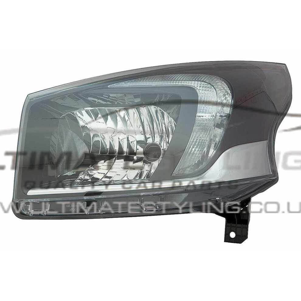 Vauxhall Vivaro Van 8/2014-> Headlight Headlamp Surround Passenger Side Black 5057795031141