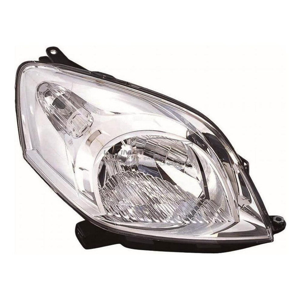 Fiat Qubo Van 2008-> Halogen Headlight Headlamp Drivers Side O/S 5057795033589