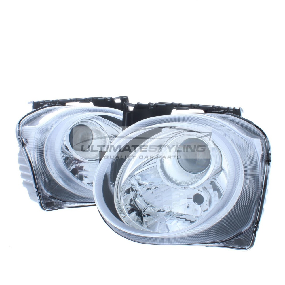 Nissan Juke F15 Suv 4/2014-> Chrome Inner Headlights Headlamps 1 Pair O/S & N/S 5057795031158