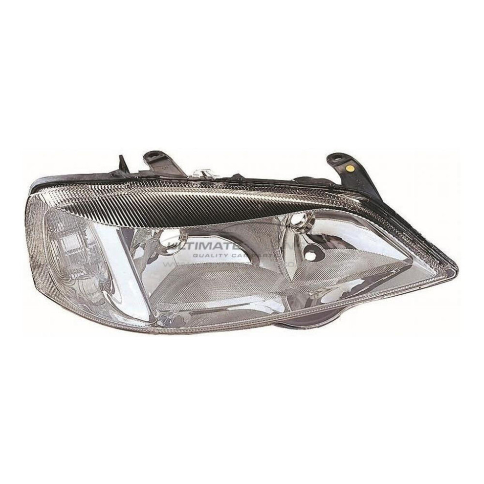 Vauxhall Astra G Mk4 Hatchback 1998-2005 Chrome Headlight Lamp Drivers Side O/S 5057795028493