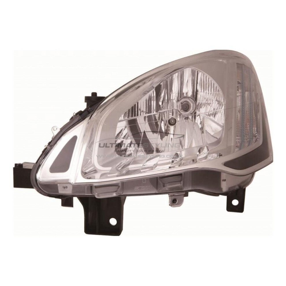 Citroen Berlingo Mk2 Van 3/2012-> Halogen Headlight Headlamp Passenger Side N/S 5057795038850