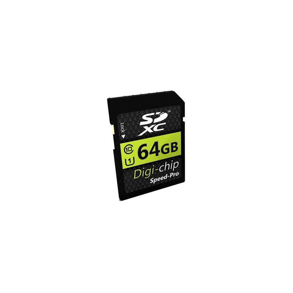 Digi Chip 64Gb Sdxc Class 10 Memory Card For Sony Cybershot 3569665169639