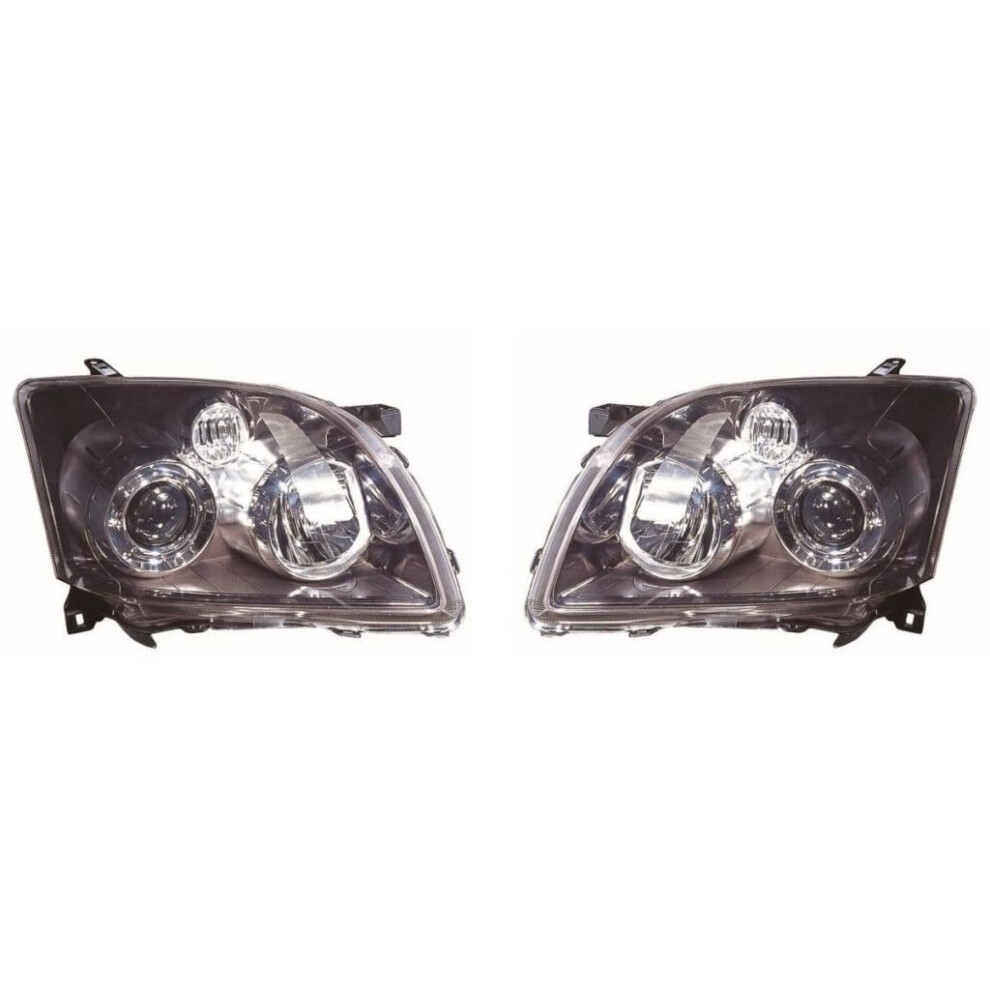 Toyota Avensis Mk2 Estate 4/2006-6/2009 Headlights Headlamps 1 Pair O/S & N/S 5057795023191