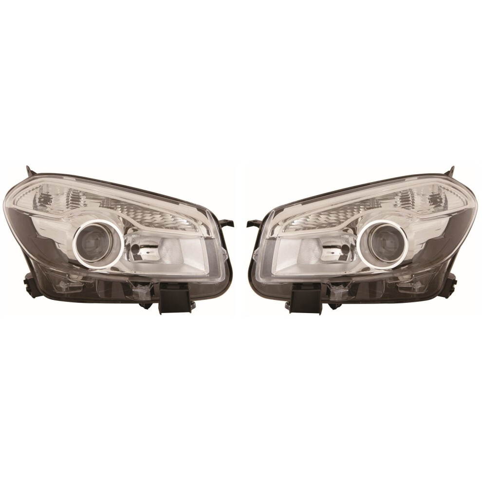 For Nissan Qashqai+2 J10 Suv 4/2010-6/2014 Headlights Headlamps 1 Pair O/S & N/S 5057795030861