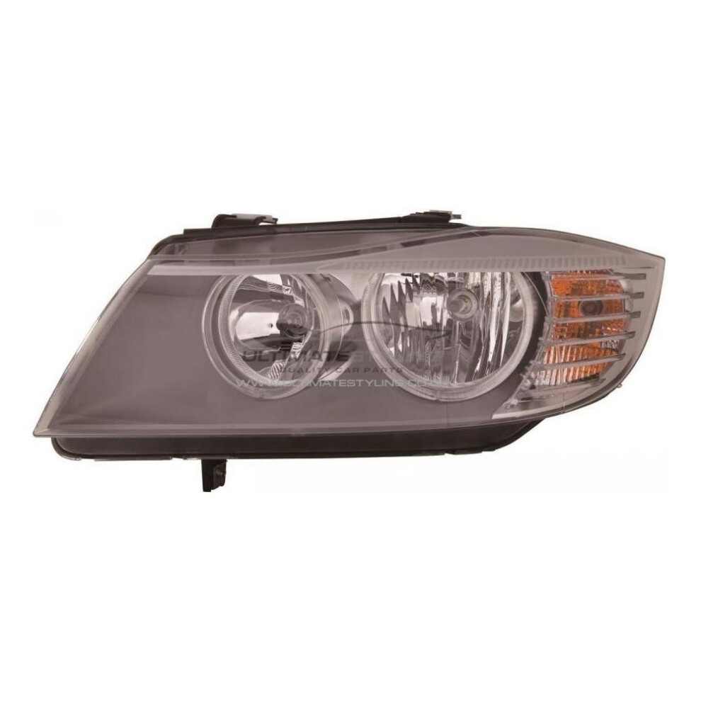 Bmw 3 Series E90 Saloon 9/2008-5/2012 Headlight Headlamp Passenger Side Black 5057795036146