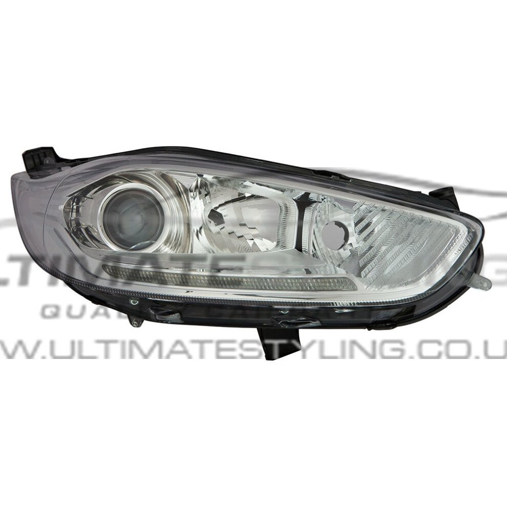 Ford Fiesta Mk7 Titanium 9/2012-> Headlight Headlamp Led Drl Drivers Side O/S 5057795028394