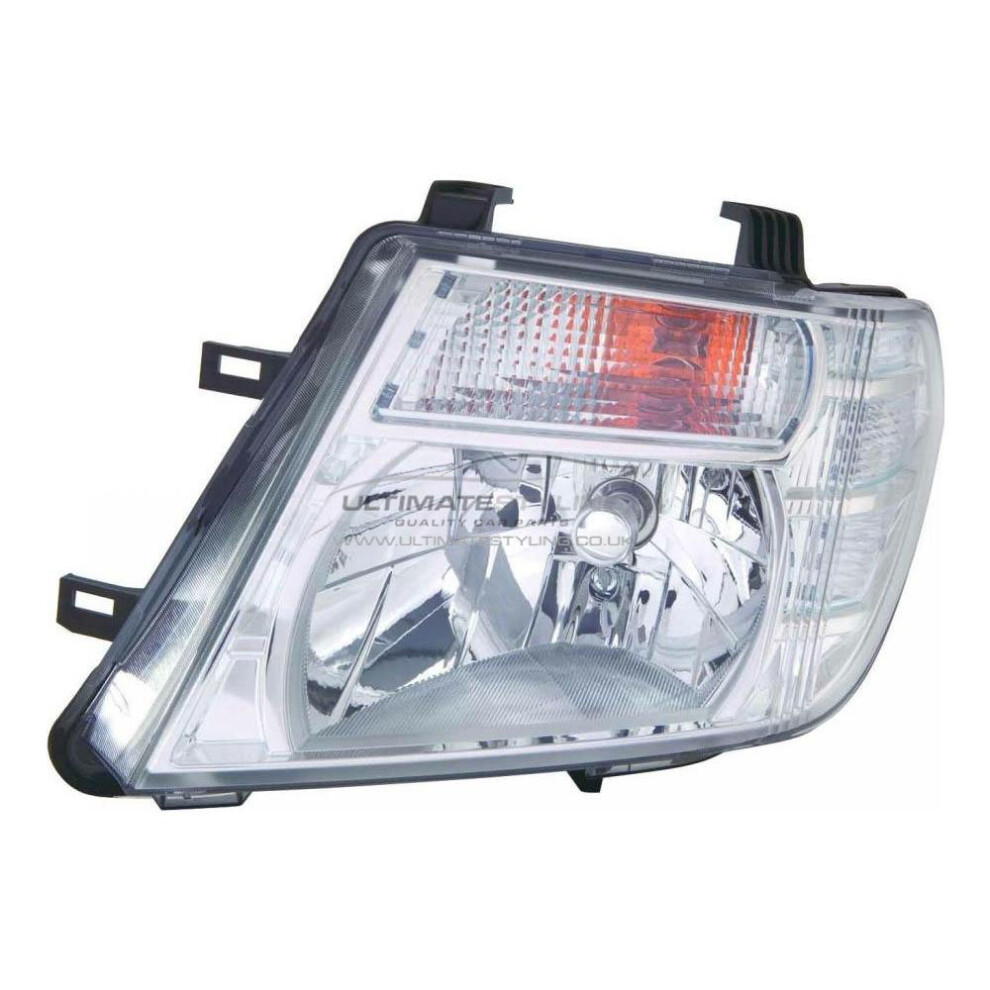 For Nissan Navara D40 Pickup 3/2010-4/2016 Headlight Headlamp Passenger Side N/S 5057795030953