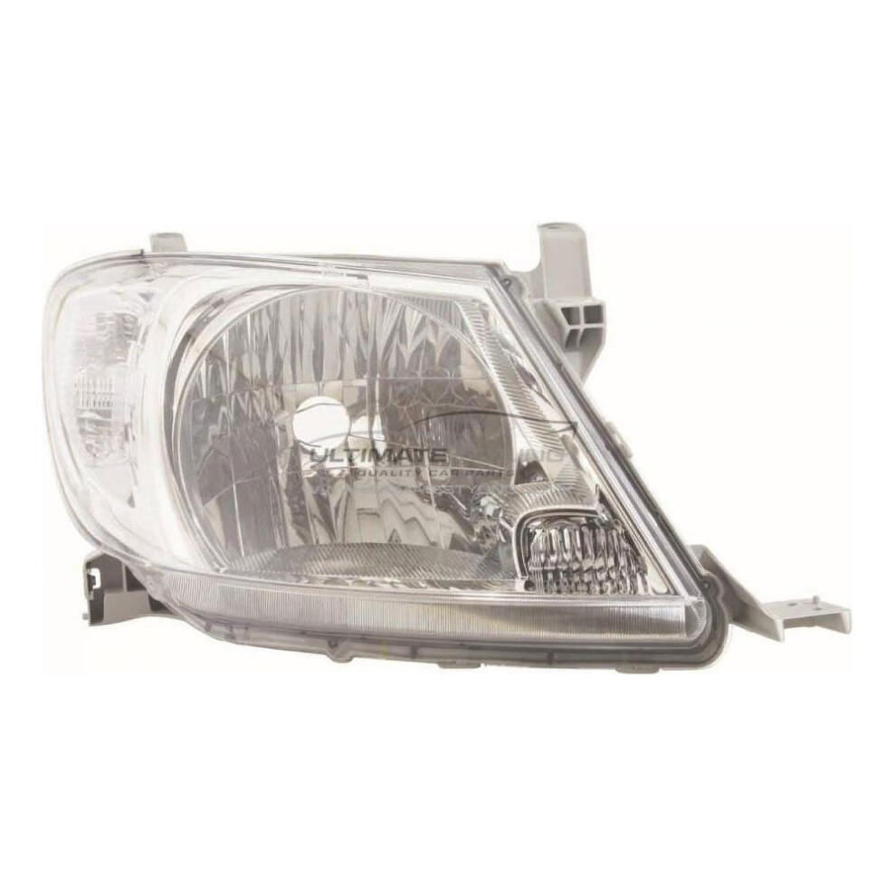 Toyota Hi-Lux Pickup 12/2009-2011 Headlight Headlamp Drivers Side O/S 5057795023382