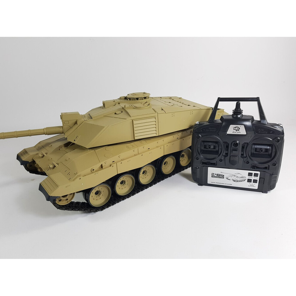 Heng Long Challenger 2 Radio Remote Control RC Tank 2.4G Smoke Sound