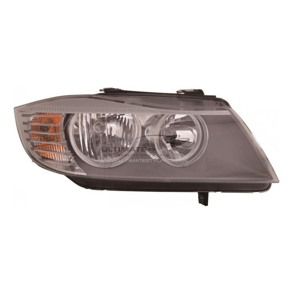 Bmw 3 Series E90 Saloon 9/2008-5/2012 Headlight Headlamp Drivers Side O/S Black 5057795036122