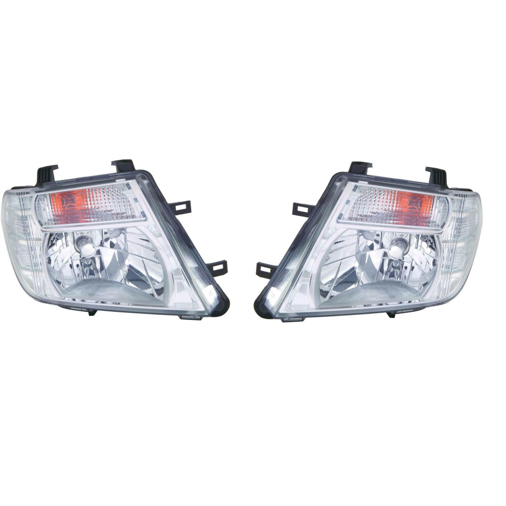 For Nissan Navara D40 Pickup 3/2010-4/2016 Headlights Headlamps 1 Pair O/S & N/S 5057795030915