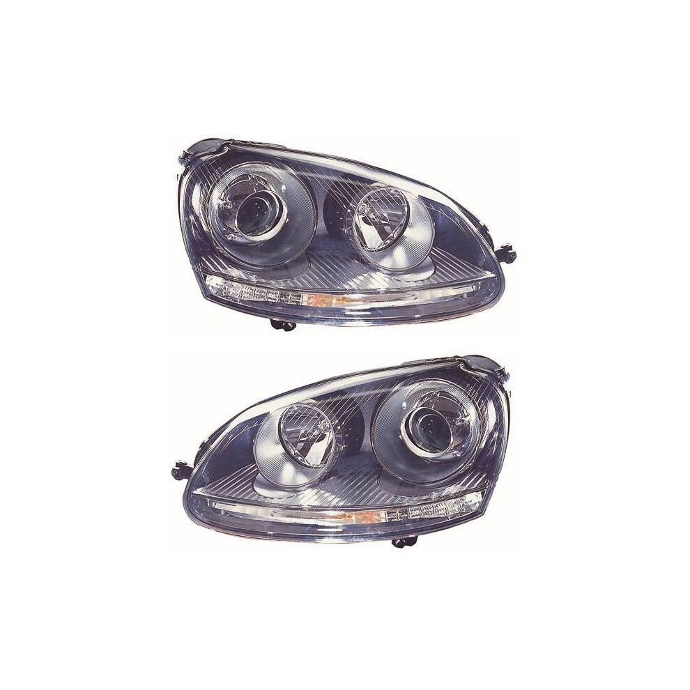 Vw Golf Mk5 Gti & Gtd Hatchback 2003-6/2009 Xenon Headlights Headlamps 1 Pair 5057795041089