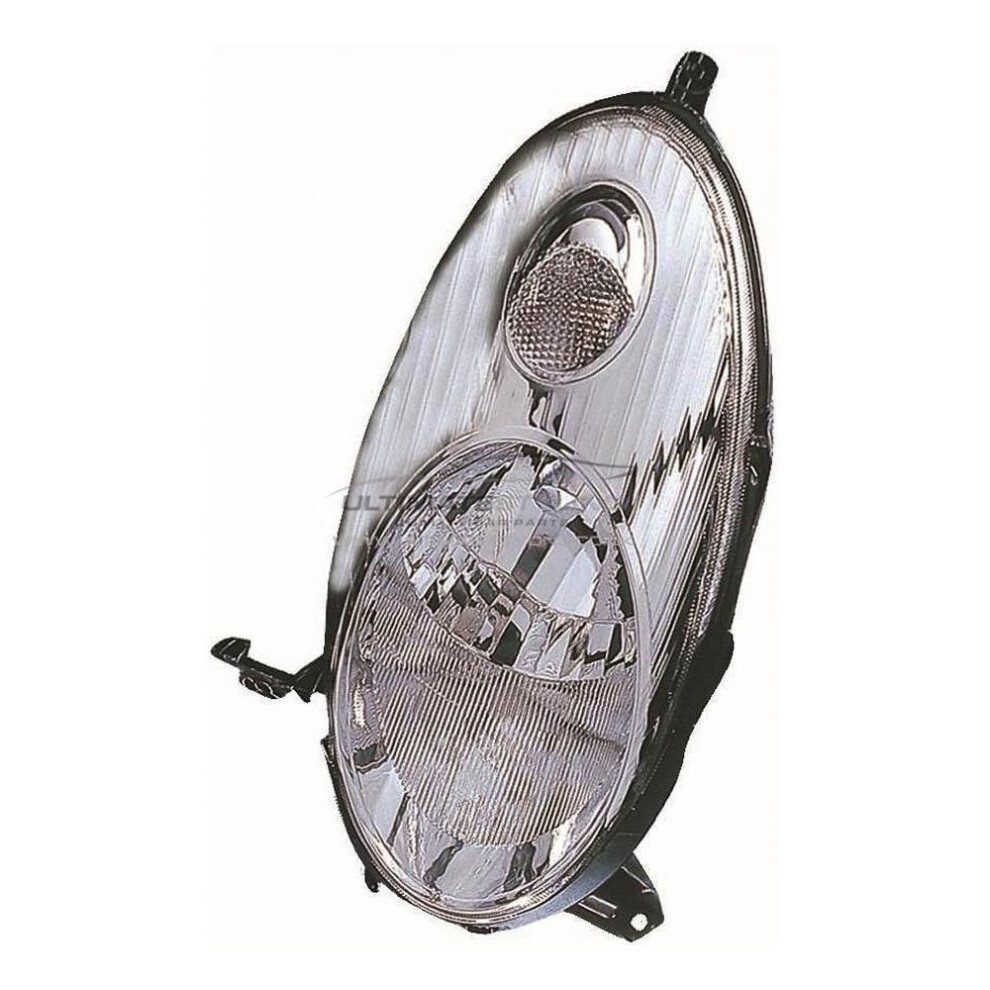 For Nissan Micra K12 Hatchback 2003-2007 Chrome Headlight Headlamp Drivers Side 5057795022279