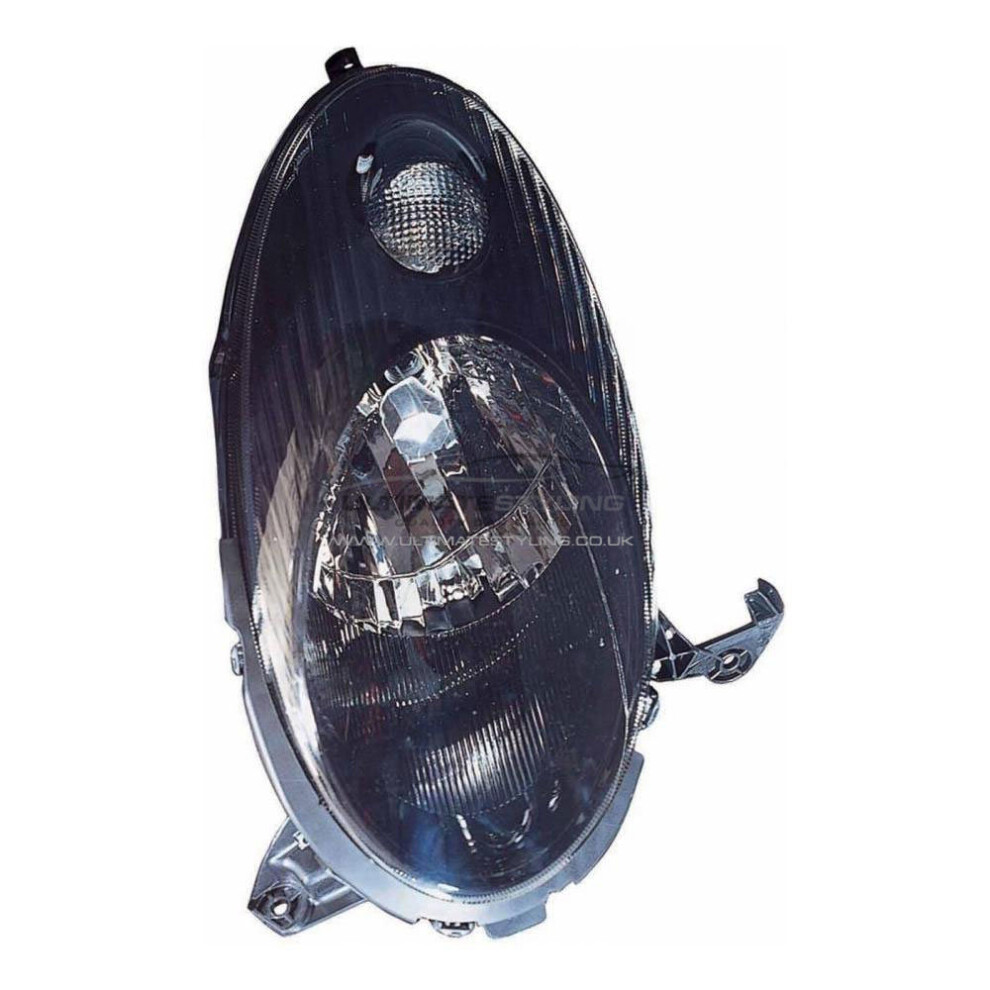 For Nissan Micra K12 Hatchback 2003-2007 Headlight Headlamp Passenger Side Black 5057795022316