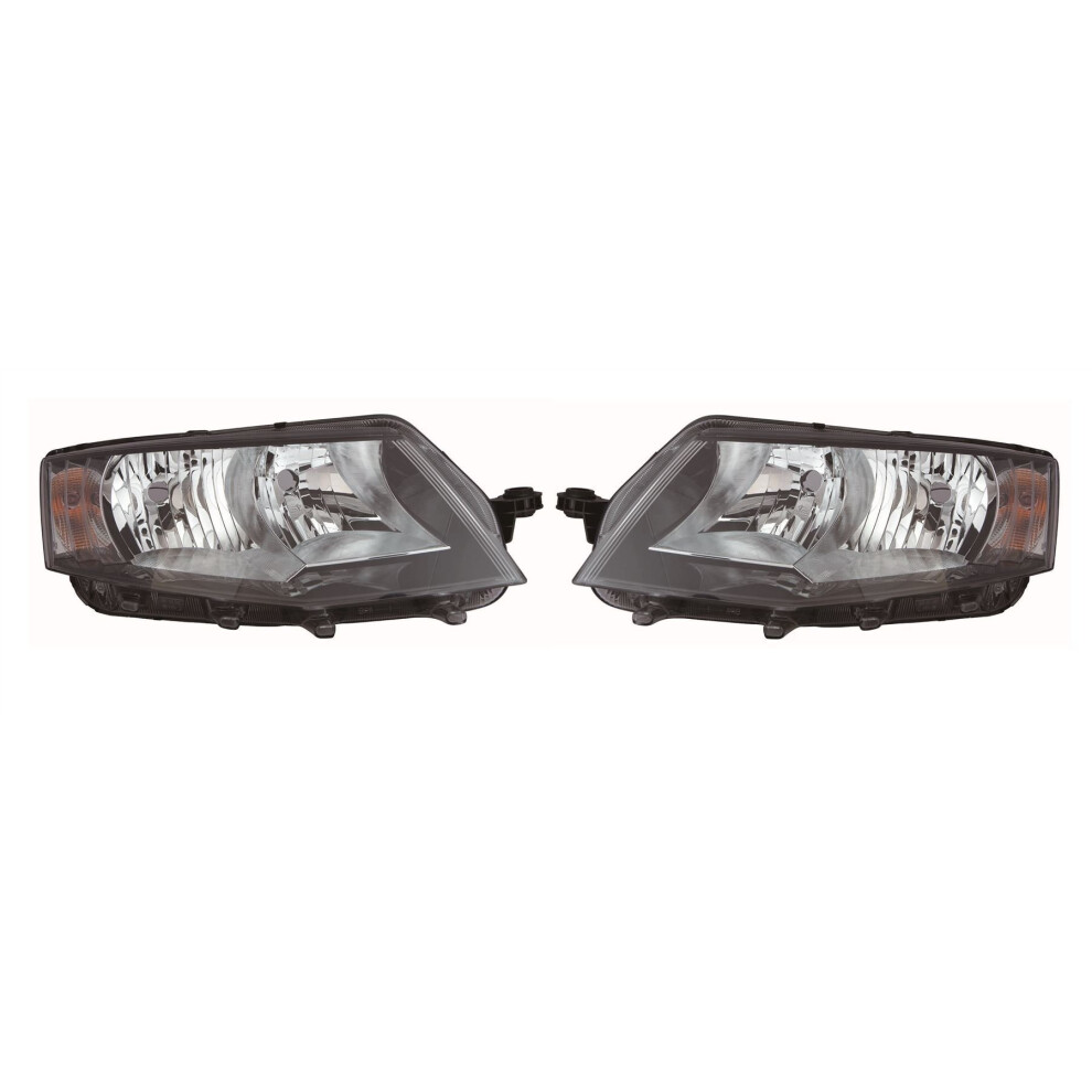 Skoda Octavia Mk3 Estate 1/2013-> Chrome Headlights Headlamps 1 Pair O/S & N/S 5057795037464