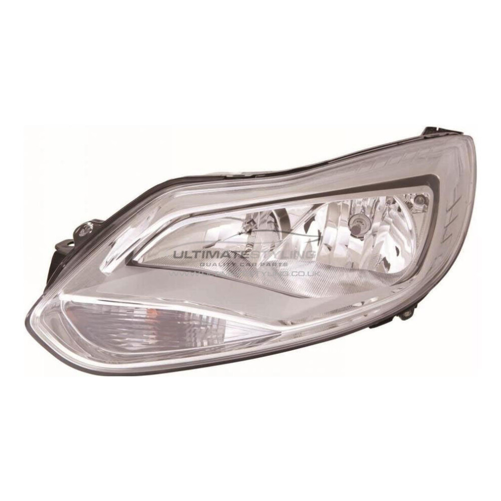 Ford Focus Mk3 Edge Estate 2/2011-2014 Chrome Headlight Headlamp Passenger Side 5057795027403