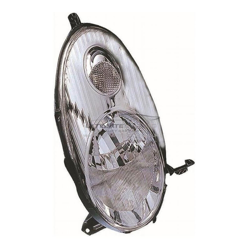 For Nissan Micra K12 Hatchback 2003-2007 Chrome Headlight Lamp Passenger Side 5057795022286