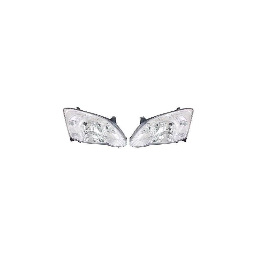 Toyota Corolla Mk5 Estate 2004-2007 Headlights Headlamps 1 Pair O/S & N/S 5057795022965