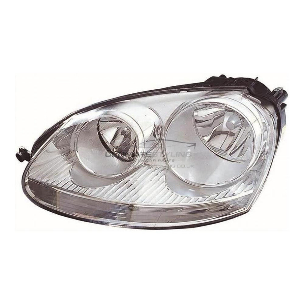 Volkswagen Jetta Mk2 Saloon 2006-9/2011 Chrome Headlight Headlamp Passenger Side 5057795040747