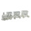 WIDDOP and Co. Silver Plated Train Carriage Tooth & Curl Set 1