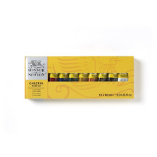 Winsor & Newton Galeria Acrylic Paint 60ml 10/Pkg-Assorted Colors