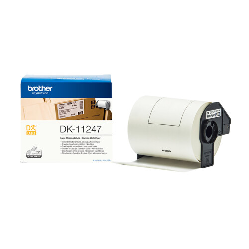 Brother Etiquette d'expédition Brother - 103x164mm - Impression thermique directe - Blanc