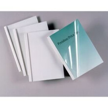 GBC IB370106 Standard White 25mm Thermal Binding Covers 50pk
