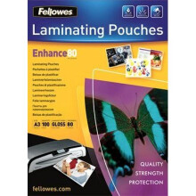 Fellowes 5306207 A3 80Mic Pouch 100pk