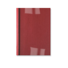 GBC IB451218 Leathergrain A4 Thermal Binding Covers Red Pack of 100