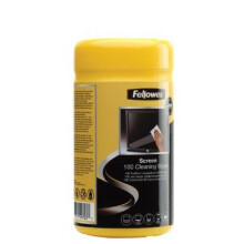 Fellowes 99703 Screen Cleaning Wipes Tub of 100