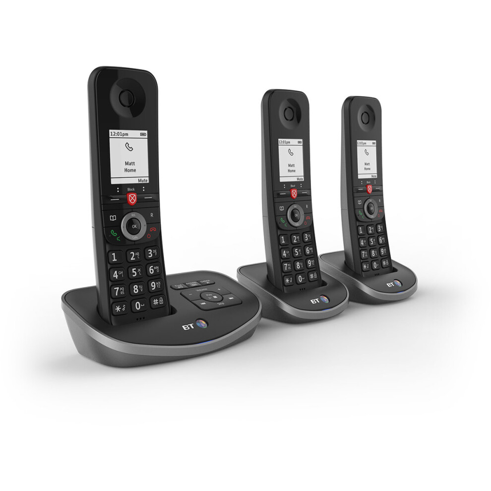 Bt Advanced Trio Dect Call Blocker Telephone With Answer Machine 5016351619285