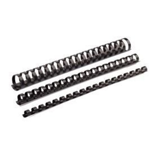 Fellowes Fellowes 5347703 18mm Black Plastic Comb