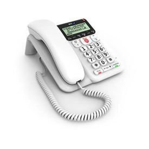 British Telecom BT Decor 2600 White Corded Telephone with Call Blocker