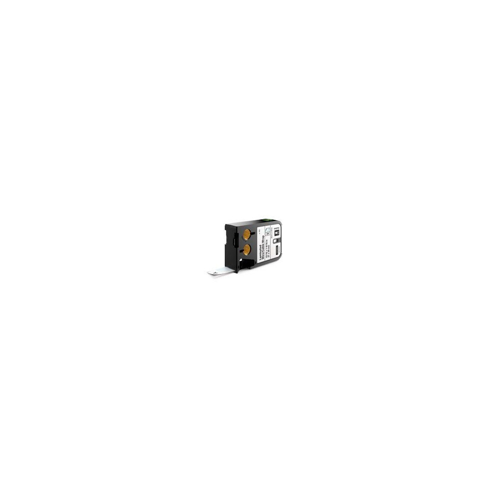 Dymo 1868705 XTL 21mm x 39mm 150 Laminated Wire Cable Wrap Black on Wh