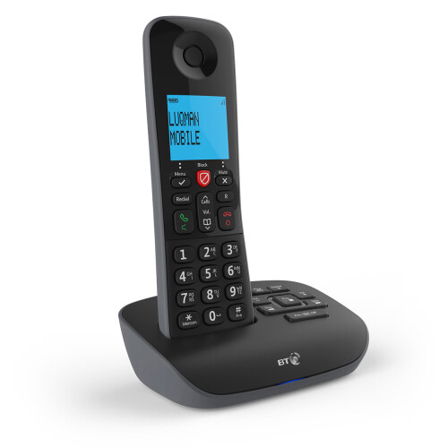 British Telecom BT Essential Single Dect Call Blocker Telephone with Answer Machine