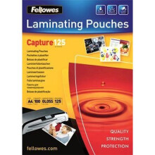 Fellowes 53074 A4 125Mic Pouch 100pk