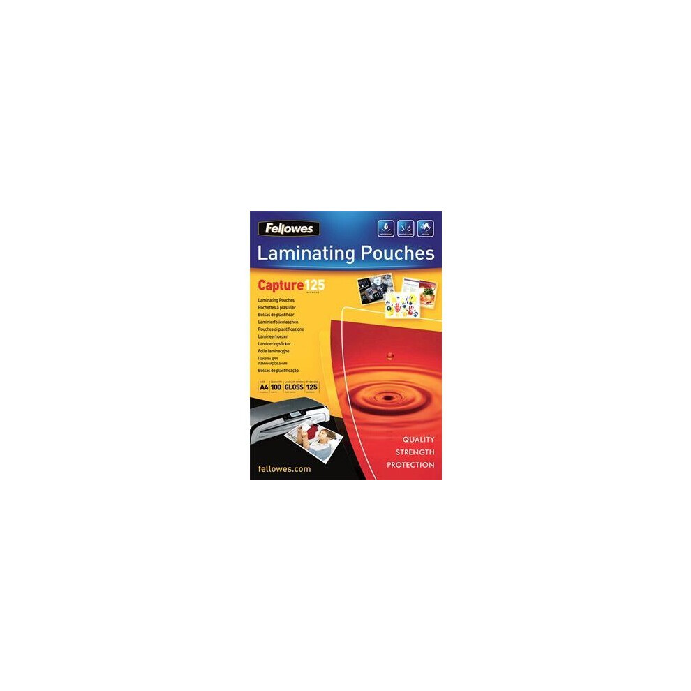 Fellowes 53074 A4 125Mic Pouch 100Pk