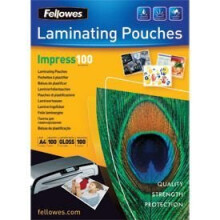 Fellowes 53511 A4 100Mic Pouch 100pk