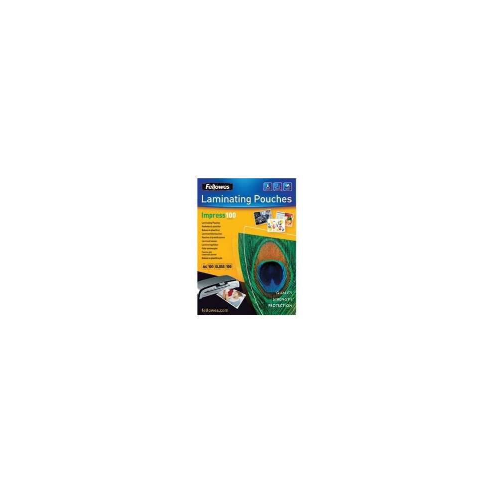 Fellowes 53511 A4 100Mic Pouch 100Pk