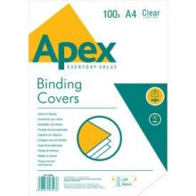 Fellowes Apex 6500001 Clear PVC 100