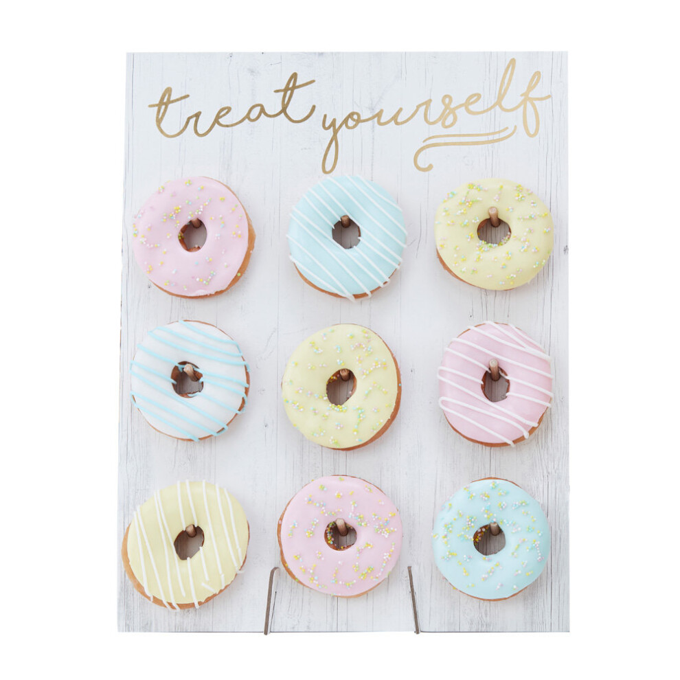 Ginger Ray 'Treat Yourself' Doughnut Display Board | Doughnut Wall